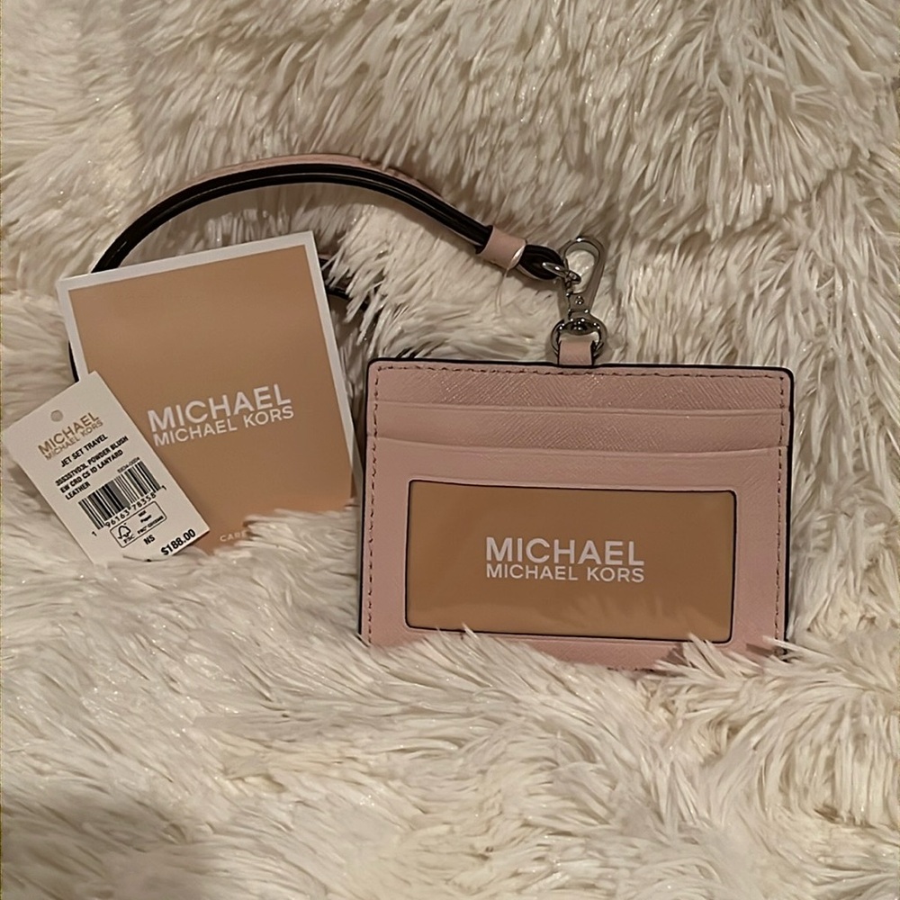 Michael Kors, Jet Set Travel, Lanyard in Powder Blush